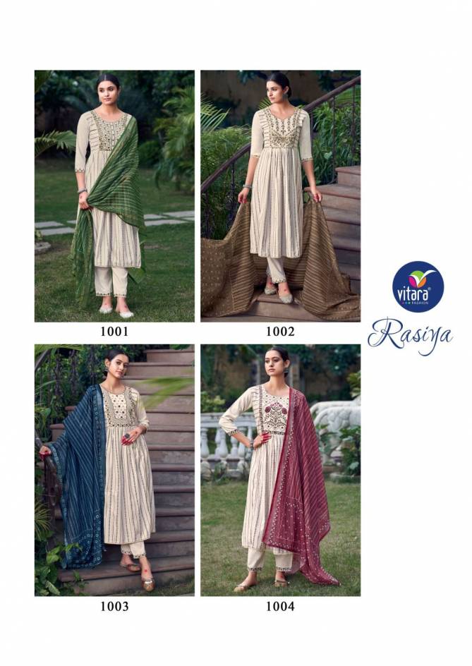 Rasiya By Vitara Cotton Weaving Readymade Suits Catalog